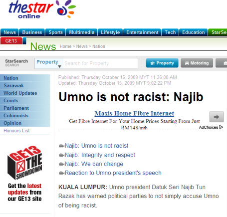 Umno is not racist Najib - Nation The Star Online 2013-05-02 17-23-57