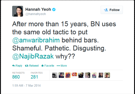 Twitter - hannahyeoh- After more than 15 years