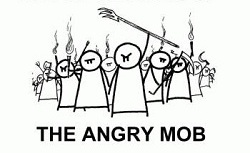angry mob