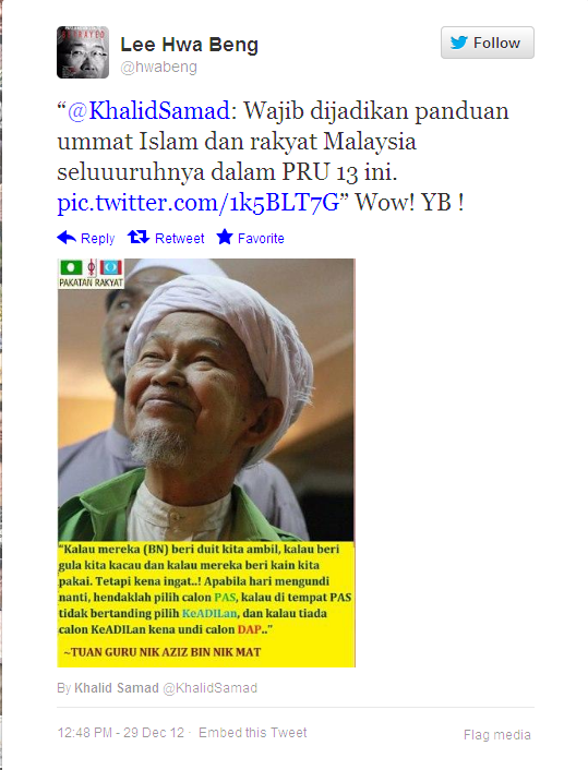 Twitter hwabeng KhalidSamad Wajib dijadikan