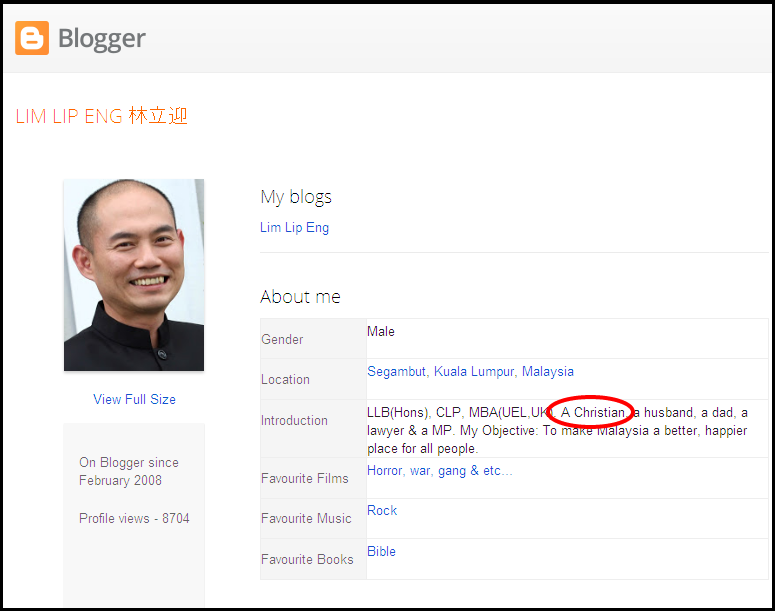 Blogger- User Profile- LIM LIP ENG