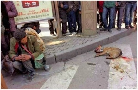     Minority Chinese remain passive to the cruelty