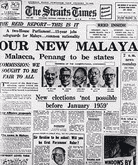straitstimes Our New Malaya
