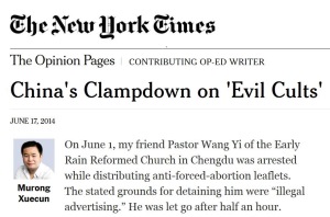 NYT evil cults