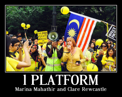 Bersih 4 London Marina Clare