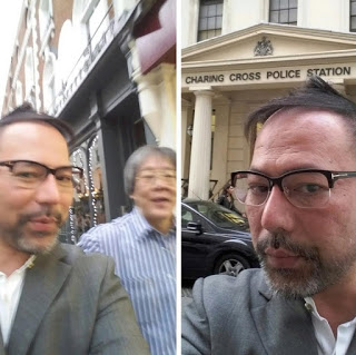 Khairuddin and Matthias ber'selfie' in London