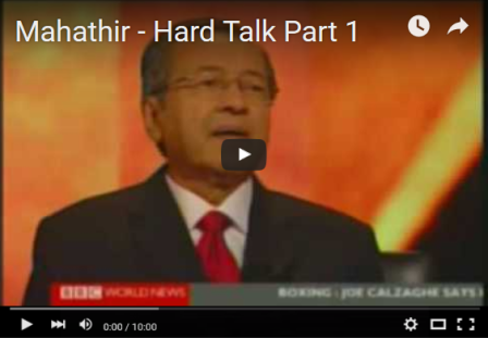 Hardtalk Mahathir